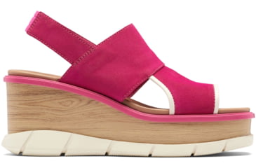 Image of Sorel Joanie III Slingback Sandals - Womens, Fuchsia Fizz/Chalk, 8.5 US, 1988471-650-8.5