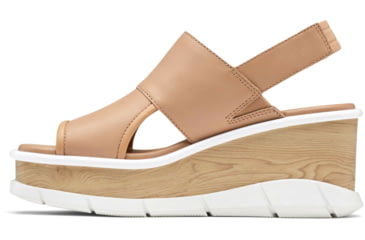 Image of Sorel Joanie III Slingback Sandals - Womens, Honest Beige/White, 8 US, 1999431-246-8