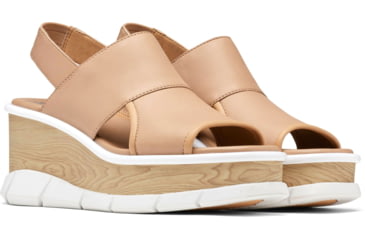 Image of Sorel Joanie III Slingback Sandals - Womens, Honest Beige/White, 8 US, 1999431-246-8