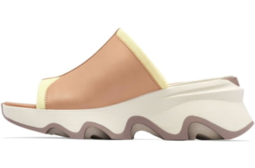 Image of Sorel Kinetic Impact Slide High Sandals - Womens, Honest Beige/Chalk, 7.5 US, 2030471-246-7.5