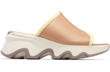 Image of Sorel Kinetic Impact Slide High Sandals - Womens, Honest Beige/Chalk, 7.5 US, 2030471-246-7.5