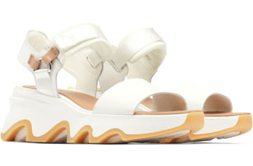 Image of Sorel Kinetic Impact Y-Strap High Sandals - Womens, Sea Salt/Radiation, 8.5 US, 2030461-125-8.5