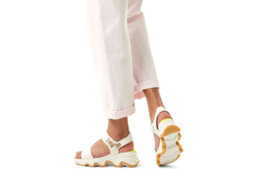 Image of Sorel Kinetic Impact Y-Strap High Sandals - Womens, Sea Salt/Radiation, 8.5 US, 2030461-125-8.5