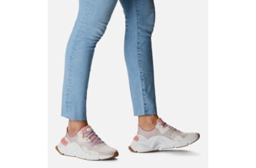 Image of Sorel Kinetic RNEGD Float Sneakers - Womens, Chalk/Eraser Pink, 8.5 US, 1981611-191-8.5