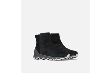 Image of Sorel Kinetic Short Shoe - Womens, Black, Sea Salt, 5, 1808191010-5