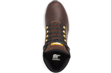Image of Sorel Mac Hill Mid LTR Waterproof Boot - Mens, Tobacco, Black, 8.5, 1915541-256-8.5