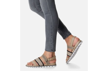 Image of Sorel Roaming Decon Slingback Sandals - Womens, Omega Taupe/Black, 9 US, 1999821-264-9