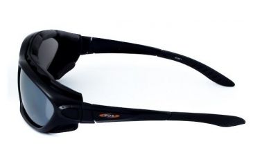 Image of Sos Gripz Riders / Rambler Sunglasses, Frame - Matte Black Tr-90 W/ Temples And Strap / Lens - Pc Z87.1, Smoke /fm