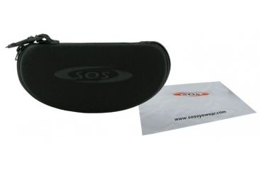 Image of Sos Gripz Riders / Thrasher Sunglasses, Black Frame, Clear/Smoke Lens