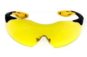 Image of Sos Shields / Decathlon Sunglasses, Frame - Matte Black, Lens - Pc Yellow 1.8mm