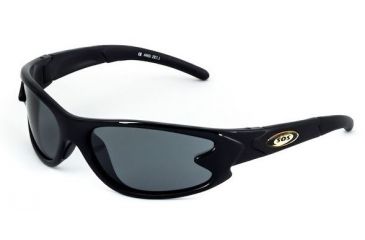 Image of Sos Wraps / Slasher Polar Sunglasses, Metallic Black Frame, Smoke Lens