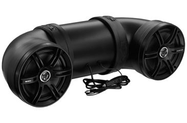 Image of Sound Storm Laboratories Soundtorm Amplifed Boomtube For ATV 8in Marine Speakers 700W Bluetooth Aux Input, Black BTB8