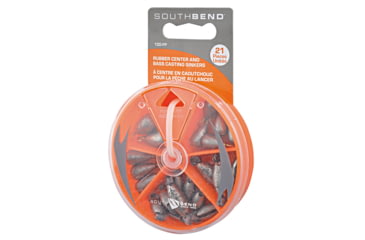 Image of South Bend All In 1 Rubber Center Bass Casting Assortment w/Dial Box, 130-FP