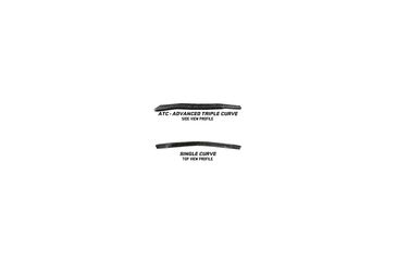 Image of Spartan Armor Systems AR500 Omega Steel Core Body Armor Swimmers Cut Set Of Two, Atc, Base Coat, Black, 11x14 SAS-AR5001114-SW-ATC