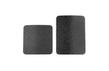 Image of Spartan Armor Systems AR500 Omega Steel Core Body Armor Shooters Cut Set Of Two, Single Curve, Base Coat, Black, 11x14, SAS-AR5001114