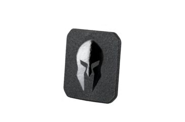 Image of Spartan Armor Systems Level III+ AR550 Steel Core Armor, Side Plates, 6x6 Base Coat, Black, SAS-55066, SAS-55066