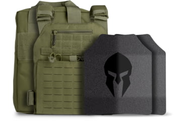 Image of Spartan Armor Systems AR500 Omega Level III 900d Polyester Active Shooter Kit/Police Tactical Gear