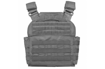 Image of Spartan Armor Systems Shooters Cut Plate Carrier, Medium/Extra Large, Black, Adjustable, SAS-SHPC-BLK