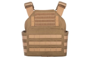 Image of Spartan Armor Systems Shooters Cut And Omega AR500 Body Armor Package, Small/Extra Large, Tan, Adjustable, SA-AR500PKG-SHPC-TAN-SP
