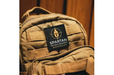 Image of Spartan Precision Equipment Spartan Woven Patch, Black, SP09-02-R