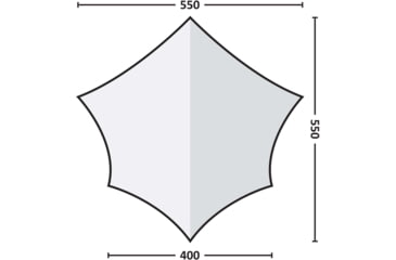 Image of SPATZ Hexawing 550 BTC Shelter, Brown Sand, 2829947004222