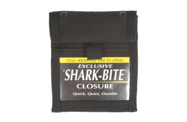 Image of Spec-Ops T.H.E. Wallet, BK - Black w/ 'Shark-Bite' Closure