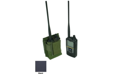 Image of Specter Gear Belt Mounted Radio Pouch, Fits Icom ID-51, Black, 1224 BLK