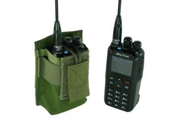 Image of Specter Gear MOLLE Radio Pouch, Fits Anytone AT-D878UV / AT-D868UV, OD Green, 1225 OD