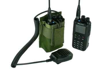 Image of Specter Gear MOLLE Radio Pouch, Fits Anytone AT-D878UV / AT-D868UV, OD Green, 1225 OD