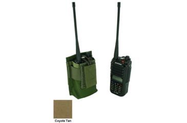 Image of Specter Gear MOLLE Radio Pouch, Fits Baofeng GT-3WP, Coyote, 1227 COY