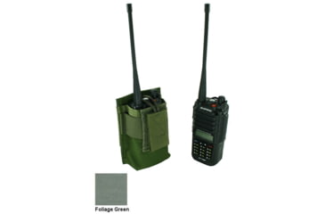 Image of Specter Gear MOLLE Radio Pouch, Fits Baofeng GT-3WP, Foliage Green, 1227 FG
