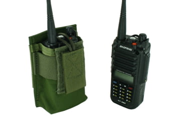 Image of Specter Gear MOLLE Radio Pouch, Fits Baofeng GT-3WP, OD Green, 1227 OD
