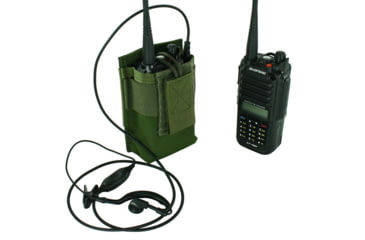 Image of Specter Gear MOLLE Radio Pouch, Fits Baofeng GT-3WP, OD Green, 1227 OD