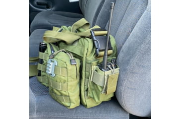 Image of Specter Gear MOLLE Radio Pouch, Fits Baofeng GT-3WP, OD Green, 1227 OD