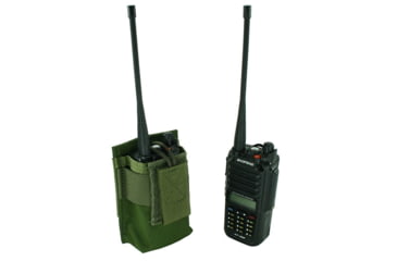 Image of Specter Gear MOLLE Radio Pouch, Fits Baofeng GT-3WP, OD Green, 1227 OD