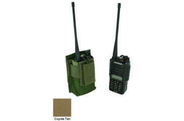 Image of Specter Gear MOLLE Radio Pouch, Fits Baofeng UV-9R, Coyote, 1229 COY
