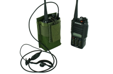 Image of Specter Gear MOLLE Radio Pouch, Fits Baofeng UV-9R, OD Green, 1229 OD
