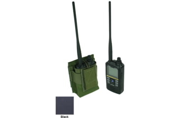 Image of Specter Gear MOLLE Radio Pouch, fits Icom ID-51, Black, Black, 1223 BLK