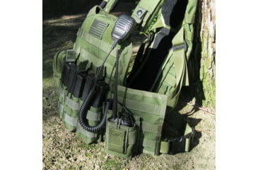 Image of Specter Gear MOLLE Radio Pouch, fits Icom ID-51, OD Green, OD Green, 1223 OD