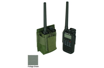 Image of Specter Gear MOLLE Radio Pouch, Fits Retevis RT87, Foliage Green, 1213 FG