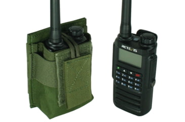 Image of Specter Gear MOLLE Radio Pouch, Fits Retevis RT87, OD Green, 1213 OD