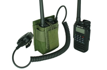 Image of Specter Gear MOLLE Radio Pouch, Fits Retevis RT87, OD Green, 1213 OD