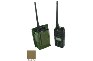 Image of Specter Gear MOLLE Radio Pouch, Fits TYT TH-UV88, Coyote, 1235 COY
