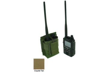 Image of Specter Gear MOLLE Radio Pouch, Fits Yaesu FT-3D, Coyote, 1221 COY