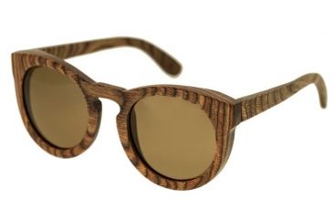 Image of Spectrum Sunglasses Flores S127BN Sunglasses, Brown Frame, Brown Lens SSGS127BN