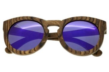Image of Spectrum Sunglasses Flores S127PU Sunglasses, Brown Frame, Purple Lens SSGS127PU