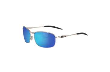 Image of Spiderwire SPW006 Sunglasses, Silver Frame, Blue Mirror (Grey Base) Lens 1479112