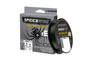 Image of Spiderwire Ultracast Braid, Superline, 30lb test, 2187yd Invisibraid-Translucent, Boxed, SUCBK30-IB