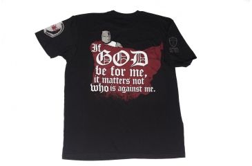 Image of Spikes Tactical Mens - T-Shirt - If God Be For Me, Black, 2XL SGT1075-2X