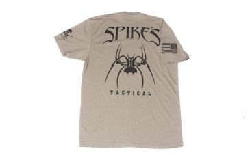 Image of Spikes Tactical Mens - T-Shirt - Stops ISIS on Contact, Warm Grey, 2XL SGT1071-2X